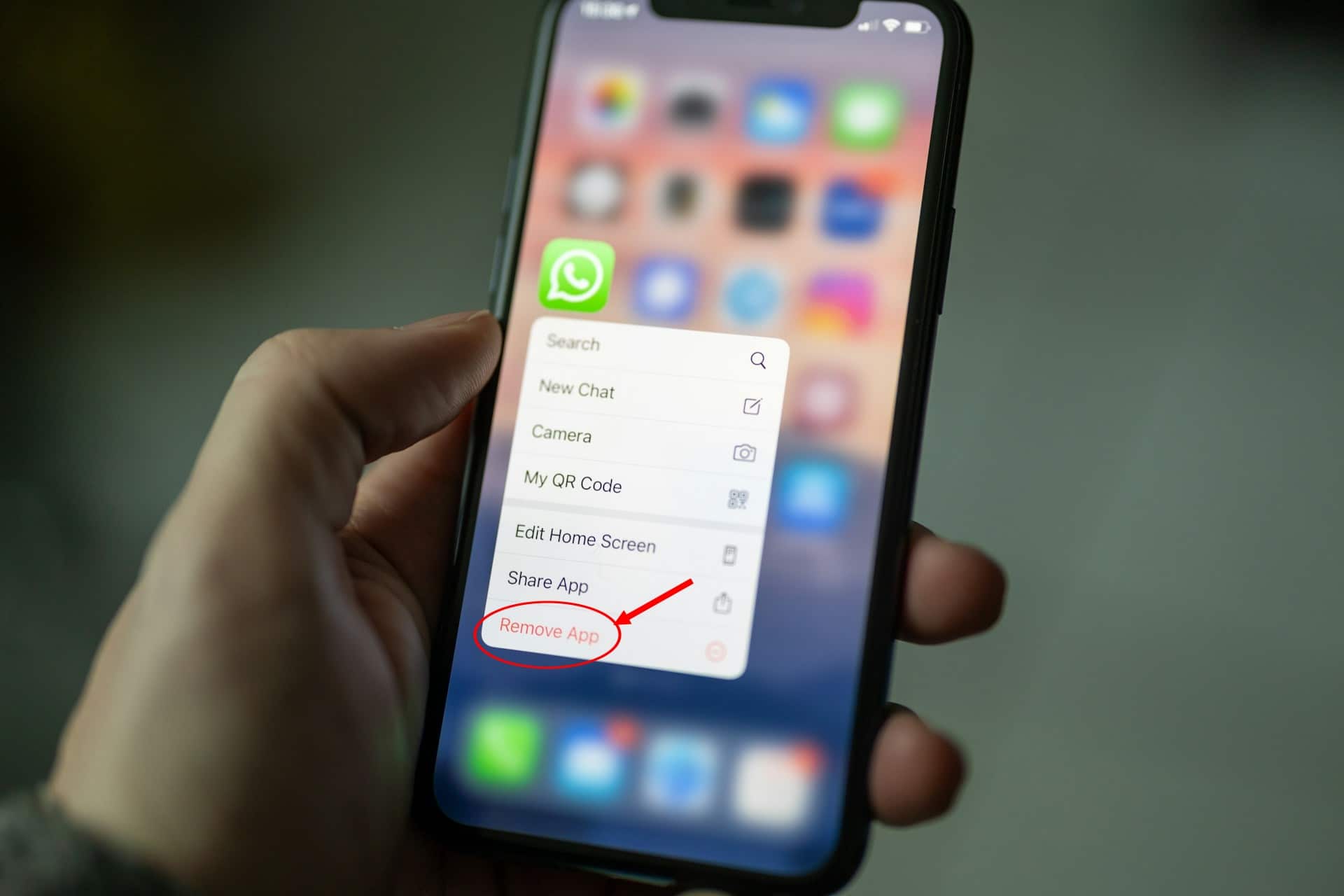 Supprimer les applications