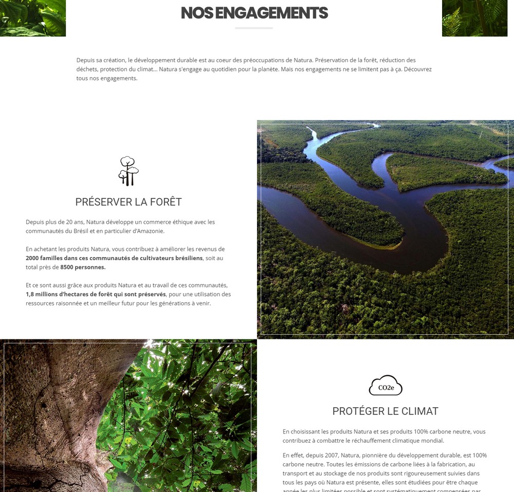 Natura engagements
