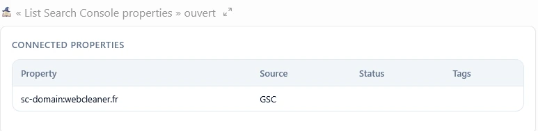 lite search console properties