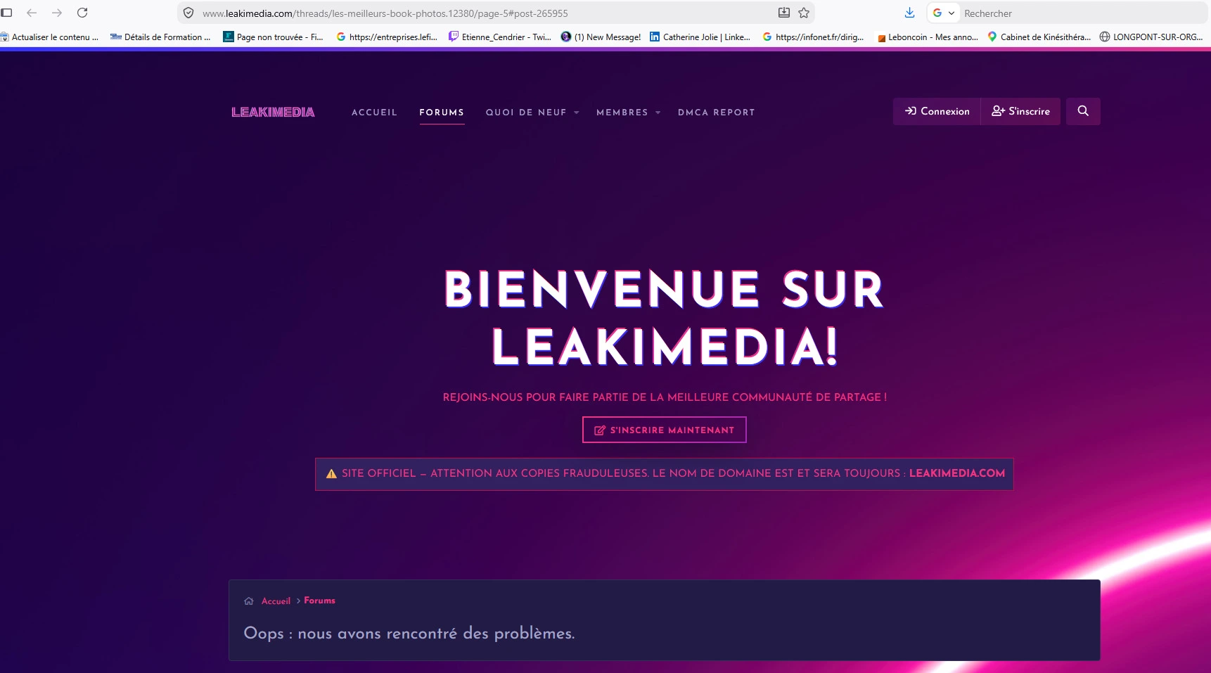 Supprimer leakimedia